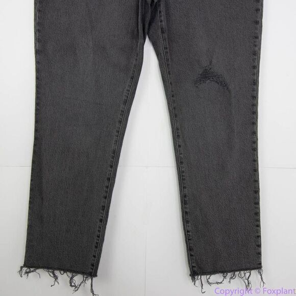 Madewell Perfect Vintage Jean in Cosner Wash: Knee-Rip Edition, women's size 30 - Picture 4 of 14